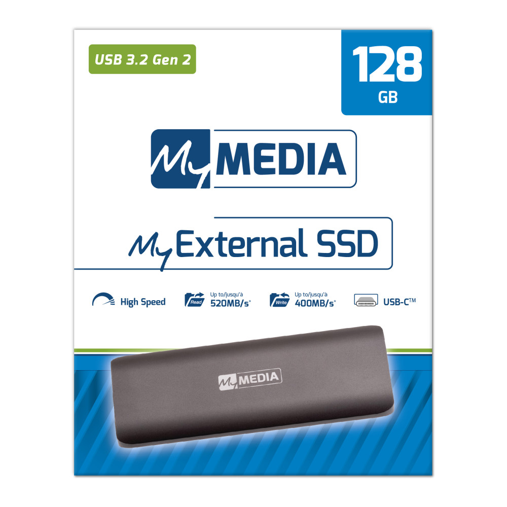 MyMedia MyExternal SSD USB 3.2 Gen 2 128GB